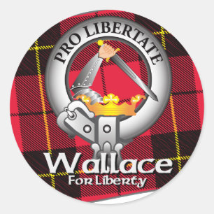 Wallace-Clan Runder Aufkleber