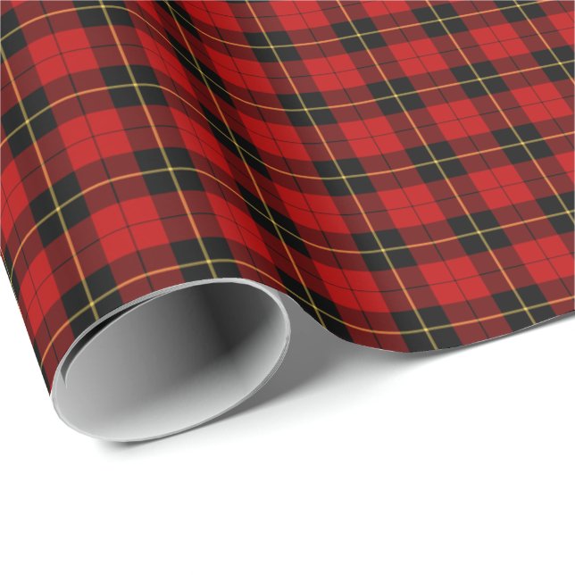 Wallace Clan Tartan Geschenkpapier (Rolleneckpunkt)