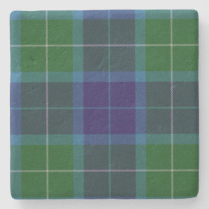 Wallace Clan Tartan Kariert Stone Untersetzer