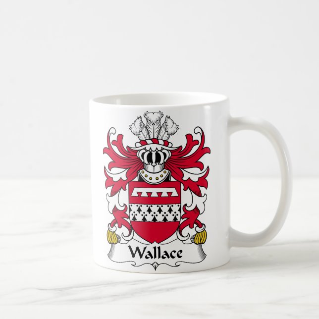 Wallace-Familienwappen Kaffeetasse (Rechts)