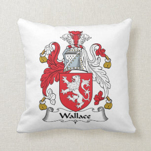 Wallace-Familienwappen Kissen