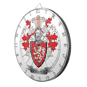 Wallace-Familienwappen-Wappen Dartscheibe