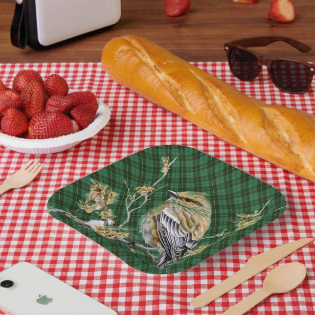 Wallace Hunting schottischer Clan Tartan Weihnacht Pappteller (Picknick)