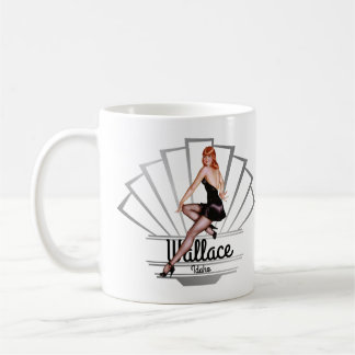 Wallace Idaho Pinup Girl V2 Kaffeetasse