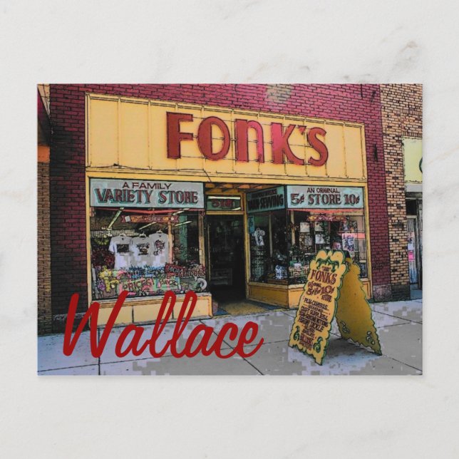 Wallace (Idaho) Postcard Postkarte (Vorderseite)