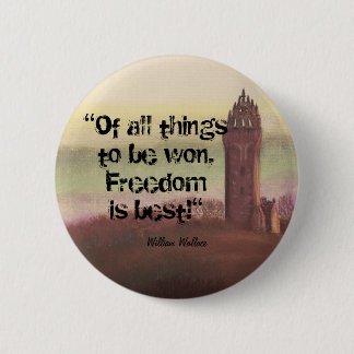 Wallace-Monument, Stirling, Schottland Button