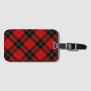 Wallace Red Tartan Gepäckanhänger