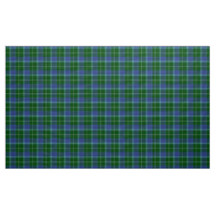 Wallace Tartan Blue Green Kariert Fabric Stoff