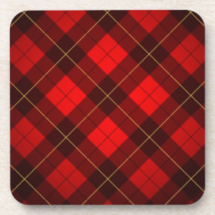 Wallace-Tartan-Hintergrund Getränkeuntersetzer