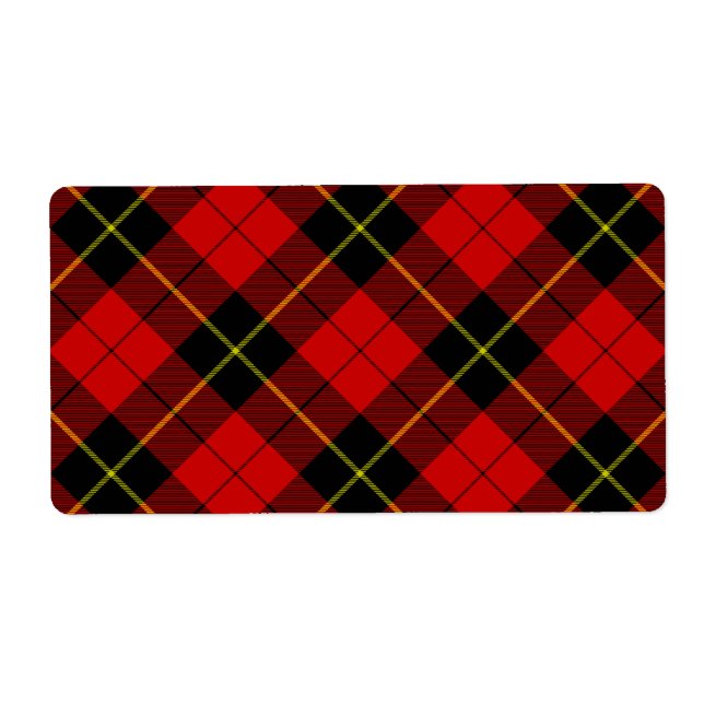 Wallace Tartan Red Black kariert (Vorne)