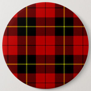 Wallace Tartan Red Black kariert Button