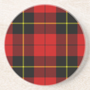 Wallace Tartan Red Black kariert Getränkeuntersetzer