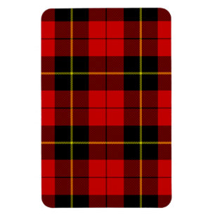 Wallace Tartan Red Black kariert Magnet