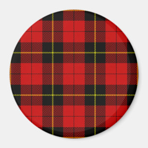 Wallace Tartan Red Black kariert Magnet