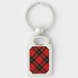 Wallace Tartan Red Black kariert Schlüsselanhänger