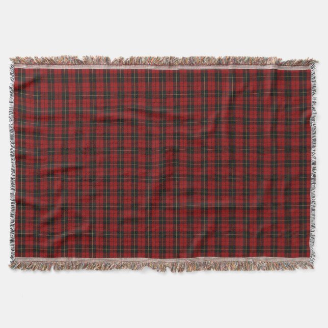 Wallace Tartan Scottish Clan Kariert Pattern Decke (Vorderseite)