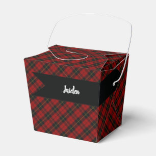 Wallace Tartan Scottish Clan Kariert Pattern Geschenkschachtel