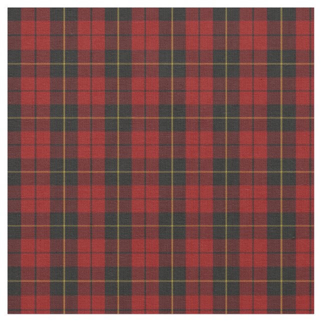 Wallace Tartan Scottish Clan Kariertes Muster Stoff (Nahaufnahme)