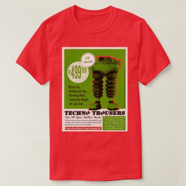 Wallace und Gromit Techno-Houses T-Shirt (Design vorne)