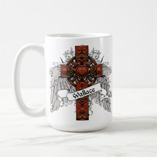 Wallacetartan-Kreuz Kaffeetasse
