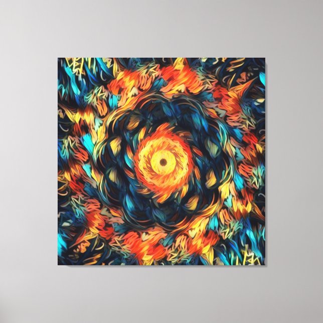 Wallburst Stretched Canvas Print Leinwanddruck (Vorderseite)