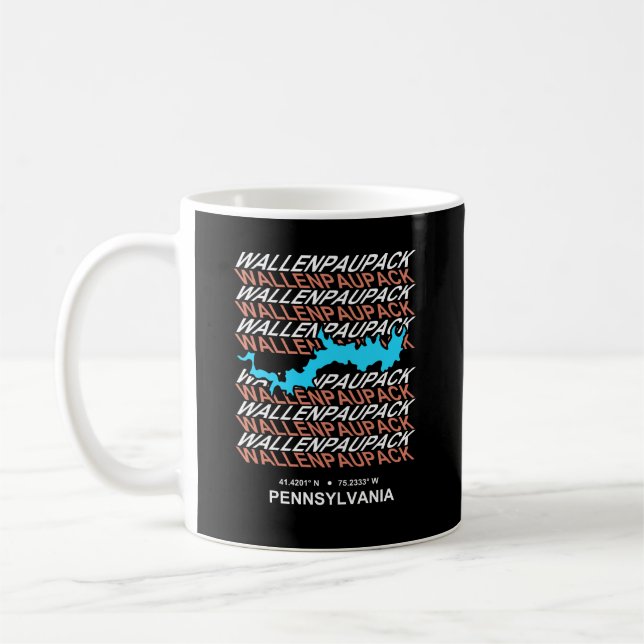 Wallenpaupack Pennsylvania Außenbereich Kaffeetasse (Links)