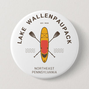 Wallenpaupack Pennsylvania Paddle Boarding Button