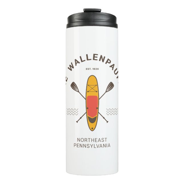 Wallenpaupack Pennsylvania Paddle Boarding Thermosbecher (Vorderseite)