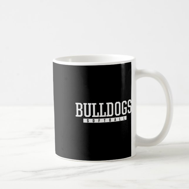 Waller Bulldogs Softll Hs  Kaffeetasse (Rechts)