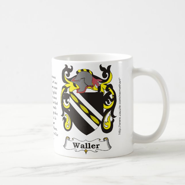 Waller, der Ursprung, Bedeutung und das Wappen Kaffeetasse (Rechts)