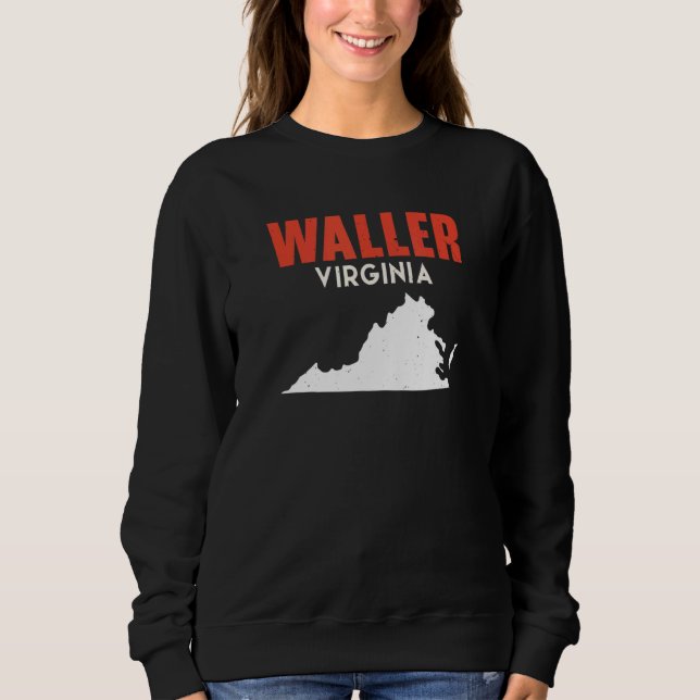 Waller Washington USA State America Travel Washing Sweatshirt (Vorderseite)