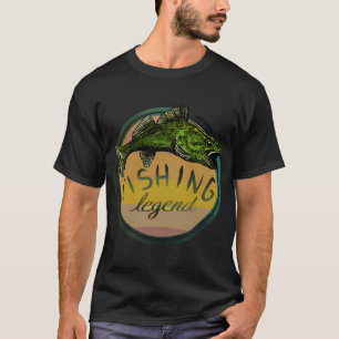 Walleye-Angler-Legende T-Shirt