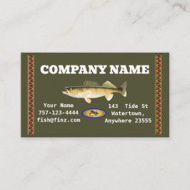 Walleye Business Card Visitenkarte