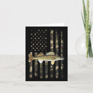 Walleye Camouflage American Flag1 Karte