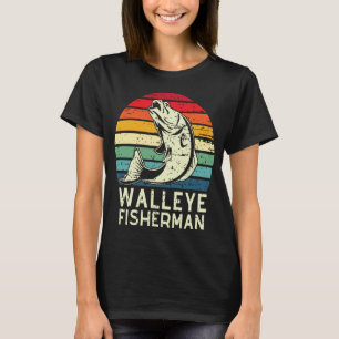 walleye Fischer cooles Walkee Angeldesign Wome T-Shirt