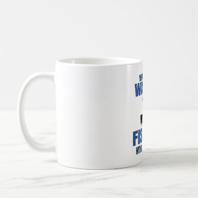 WALLEYE FISCHEREI Walleye Fishing and Beer Kaffeetasse (Links)