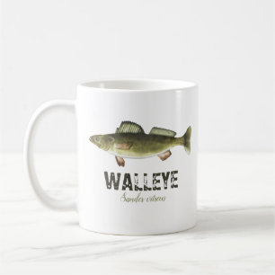 Walleye Fish Modern Fisherman Angler Kaffeetasse