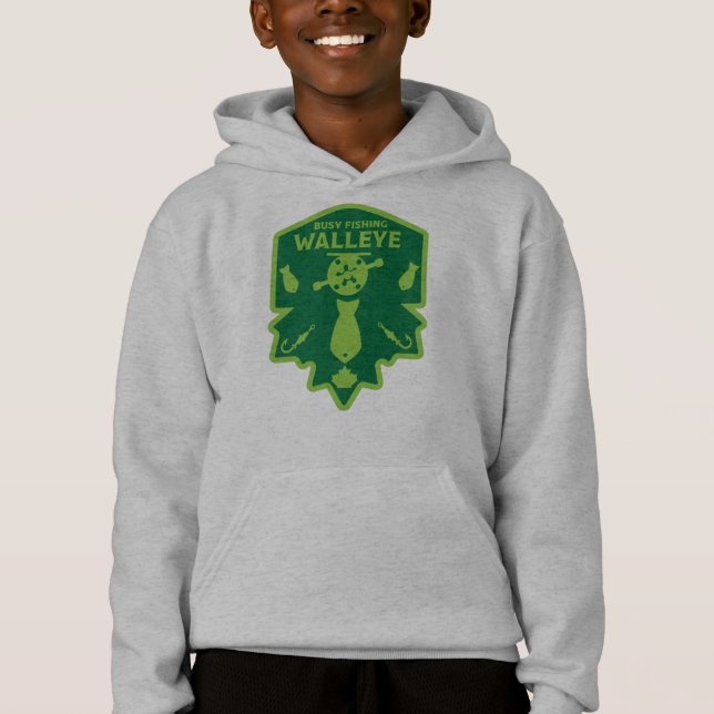 Walleye Fishing Canada Hoodie (Vorderseite)