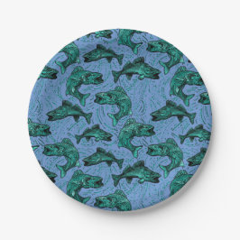 Walleye Fishing Pappteller