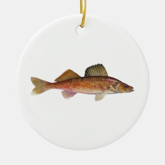 Walleye Keramik Ornament
