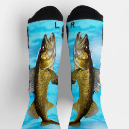Walleye Pike und Blue Water Socken