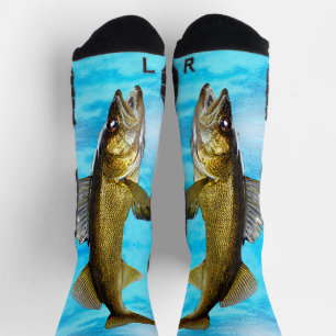 Walleye Pike und Blue Water Socken