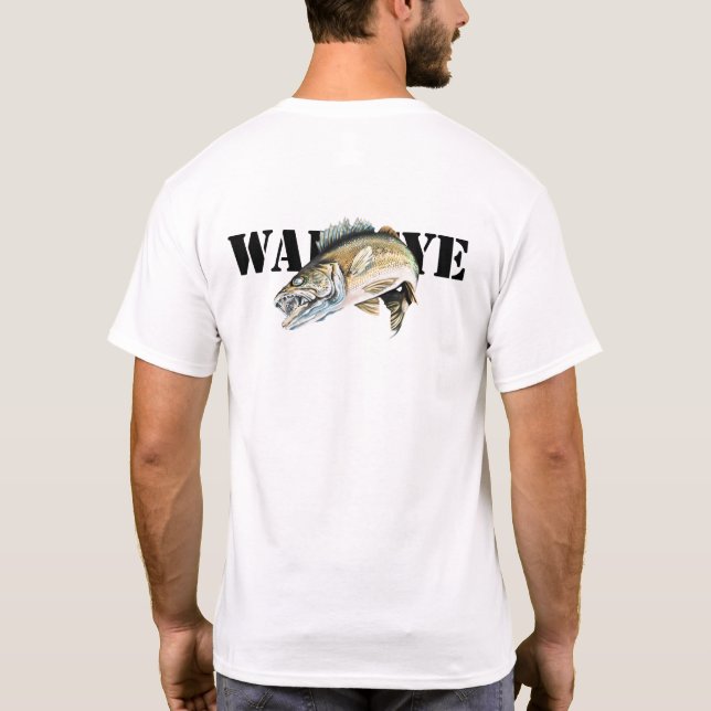 Walleye T-Shirt (Rückseite)