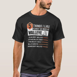 Walleye Trolling Lures Raubfische Fische Fischfang T-Shirt