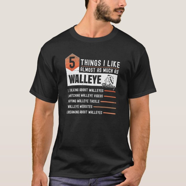 Walleye Trolling Lures Raubfische Fische Fischfang T-Shirt (Vorderseite)