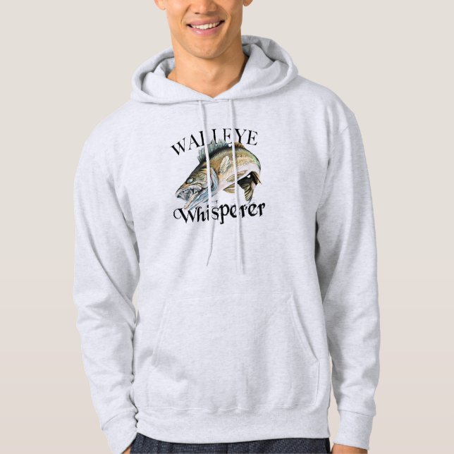 Walleye Whisperer Hoodie (Vorderseite)