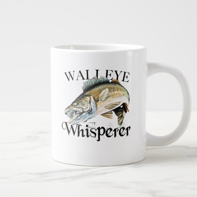 Walleye Whisperer Jumbo-Tasse (Rechts)