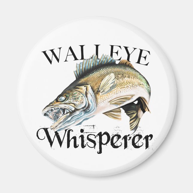 Walleye Whisperer Magnet (Vorne)