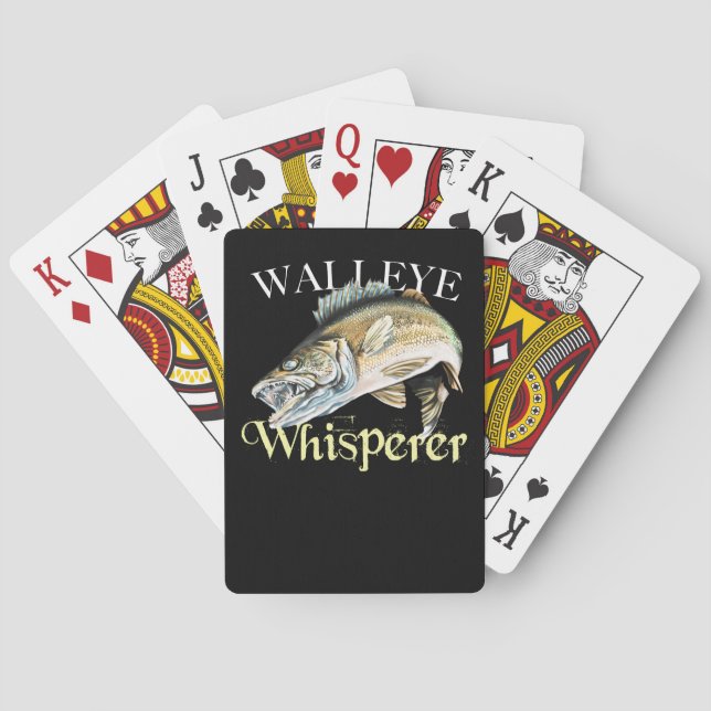 Walleye Whisperer Spielkarten (Rückseite)