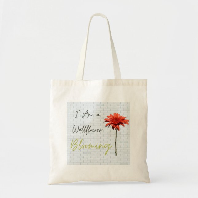 Wallflower Blooming Tote Bag Tragetasche (Vorne)